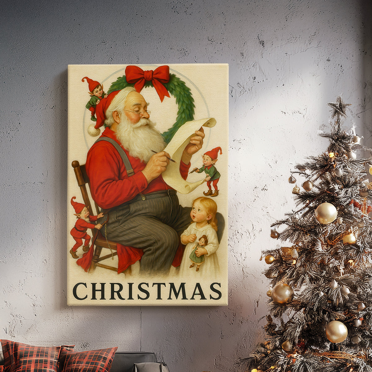 Gilded Carol - Canvas Art Print