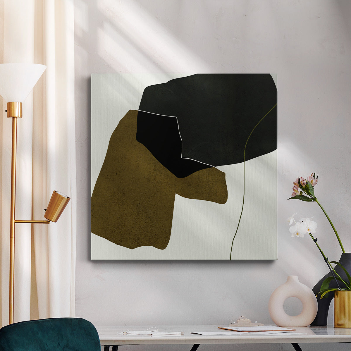 Shape Silhouettes II-Premium Gallery Wrapped Canvas - Ready to Hang