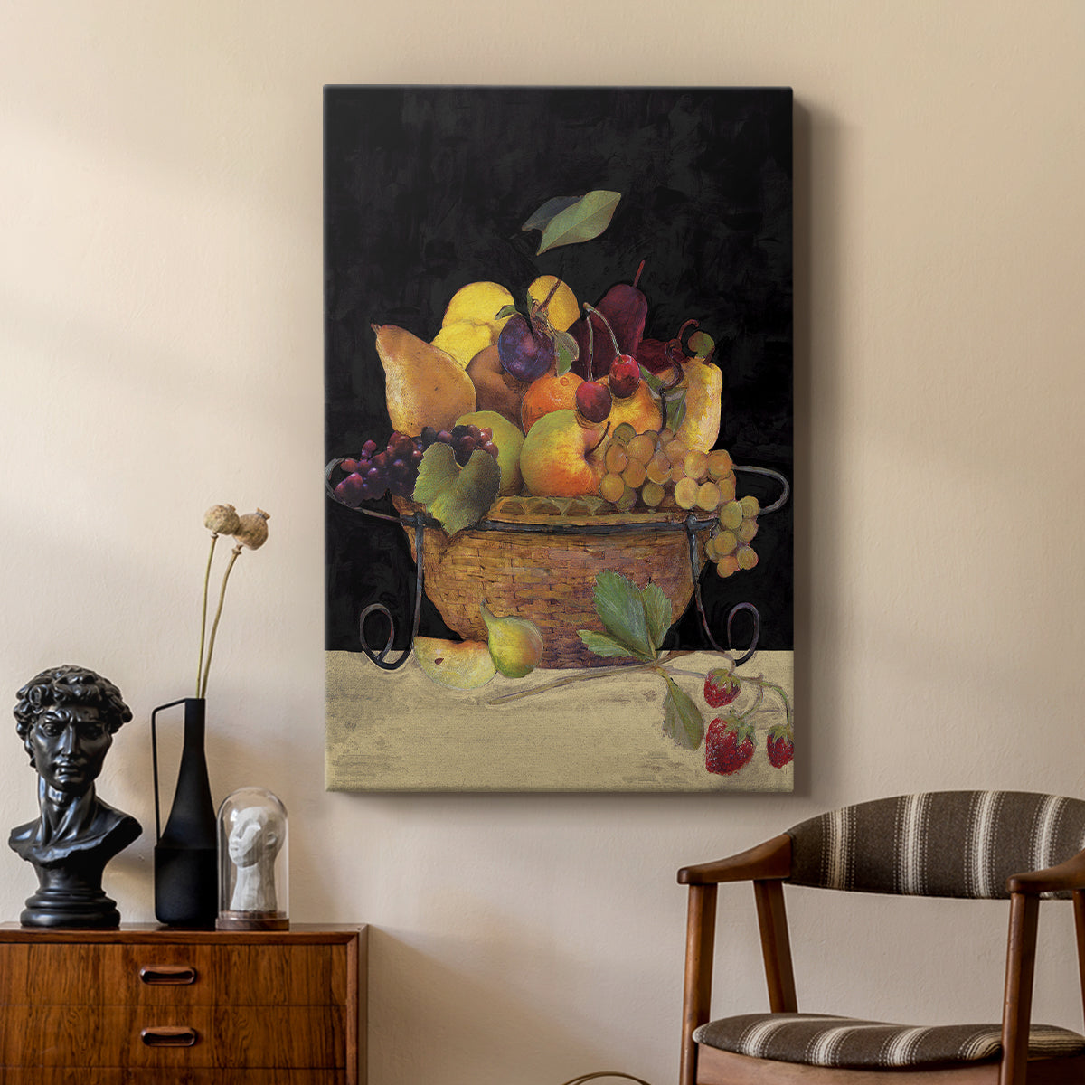 Fruit Basket II Revisit - Canvas Art Print