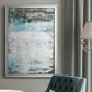 Beach Glass - Modern Framed Canvas Print