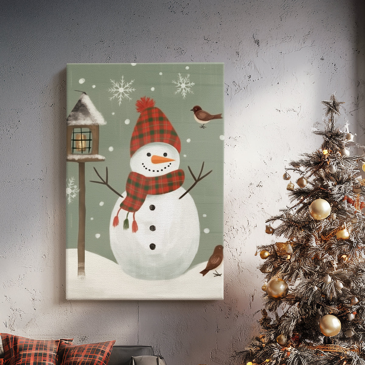 Pearled Eve Hearth - Canvas Art Print