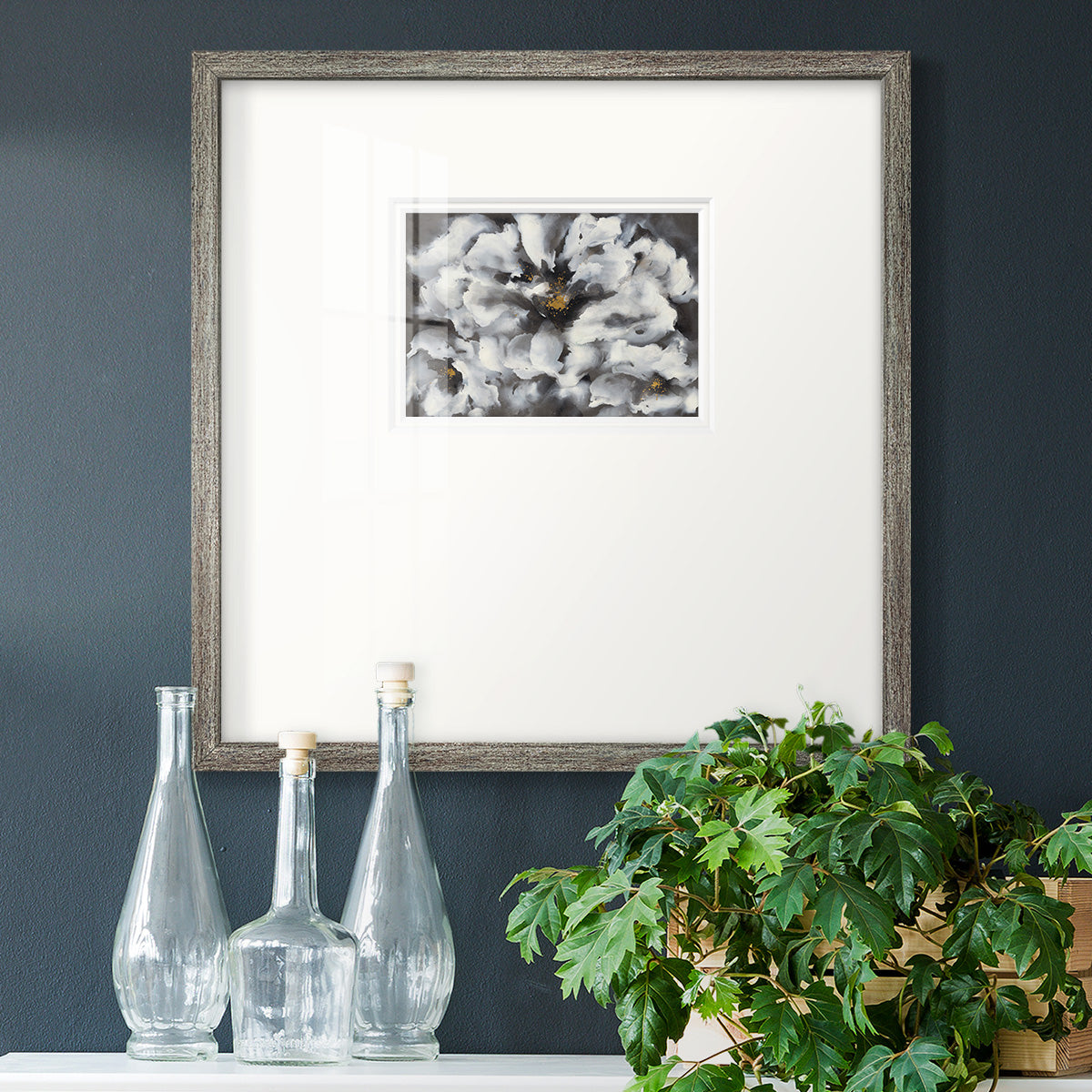 Peonia Premium Framed Print Double Matboard