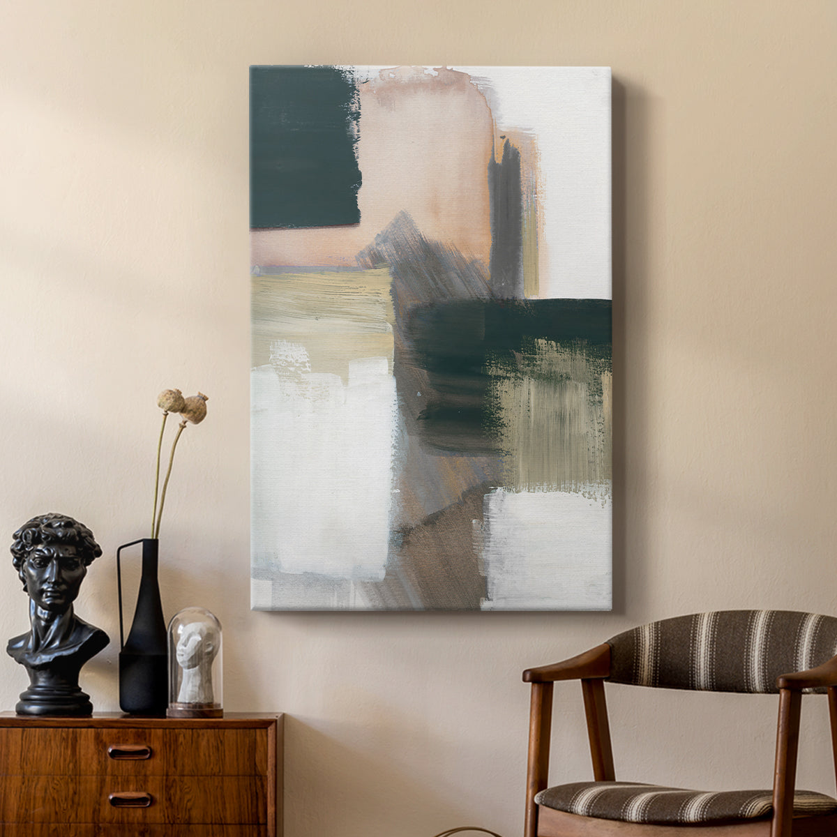 Marble Block Symmetry III - Canvas Art Print