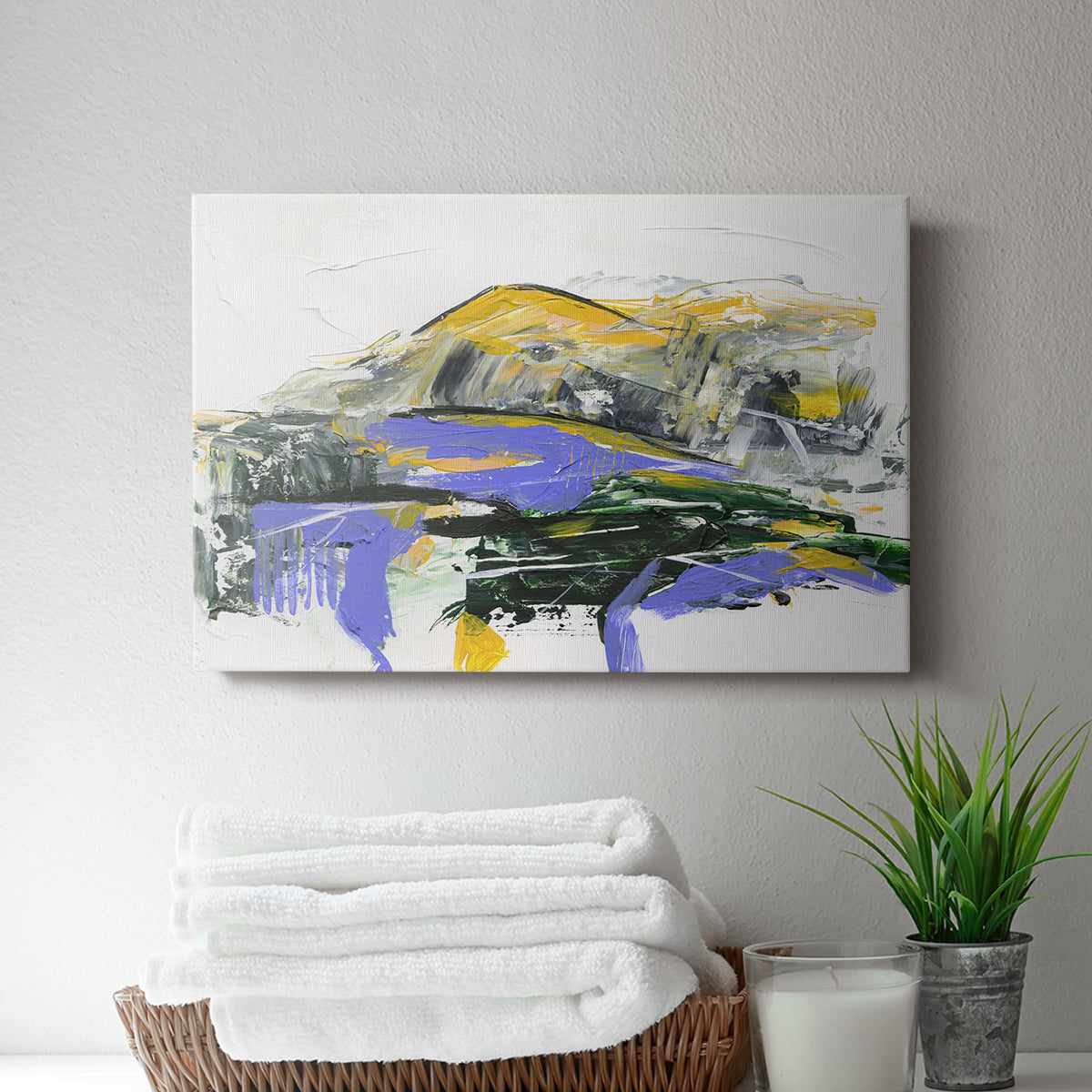 Silent Mountain V - Canvas Art Print