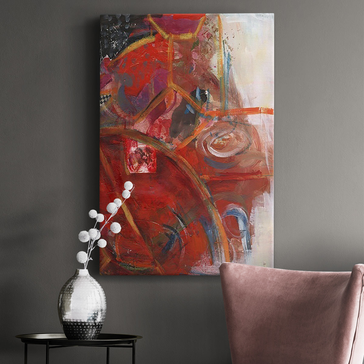 City Life I Premium Gallery Wrapped Canvas - Ready to Hang