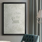 Chase the Sun - Modern Framed Canvas Print
