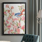 Cherry Blossom Perch II - Modern Framed Canvas Print