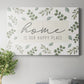 Home is Our Happy Place Premium Gallery Wrapped Canvas - Ready to Hang