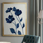 Indigo Bloom I - Modern Framed Canvas Print