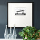 Modern Bath II Premium Framed Print Double Matboard