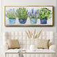 Fresh Herb Collection - Floater Framed Canvas Print