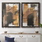 Retro Vibe I - Premium Framed Canvas 2 Piece Set - Ready to Hang