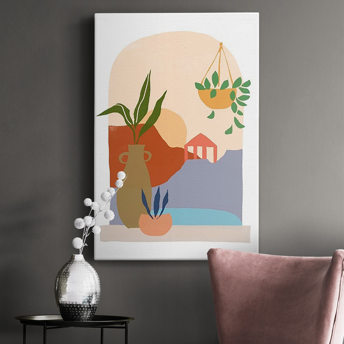 Paper Scene II - Canvas Art Print