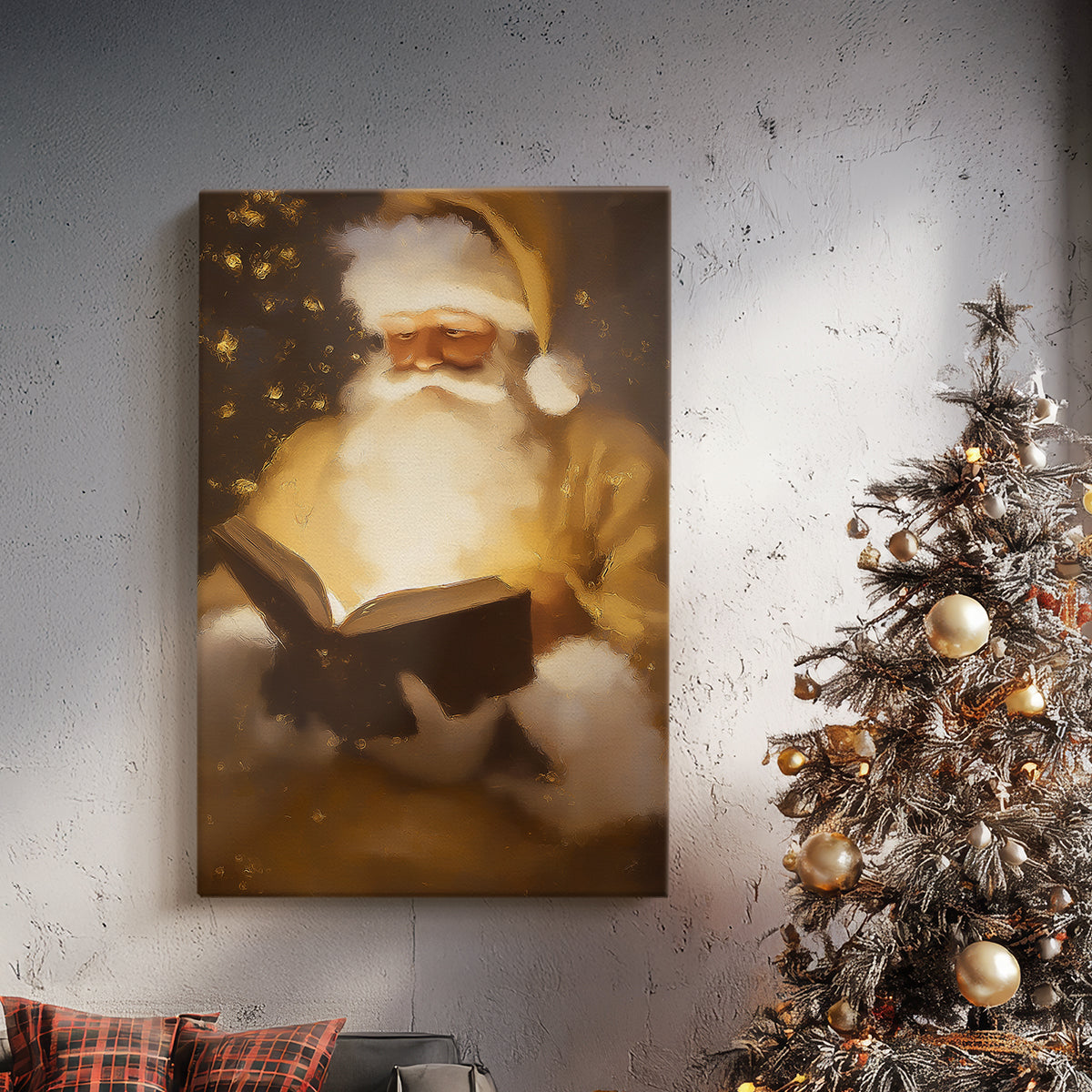 Candlelit Carol of Star - Canvas Art Print