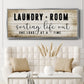 Laundry Room - Floater Framed Canvas Print