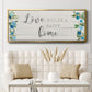 Love Builds - Floater Framed Canvas Print