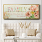 Family Where Our Story Begins - Floater Framed Canvas Print