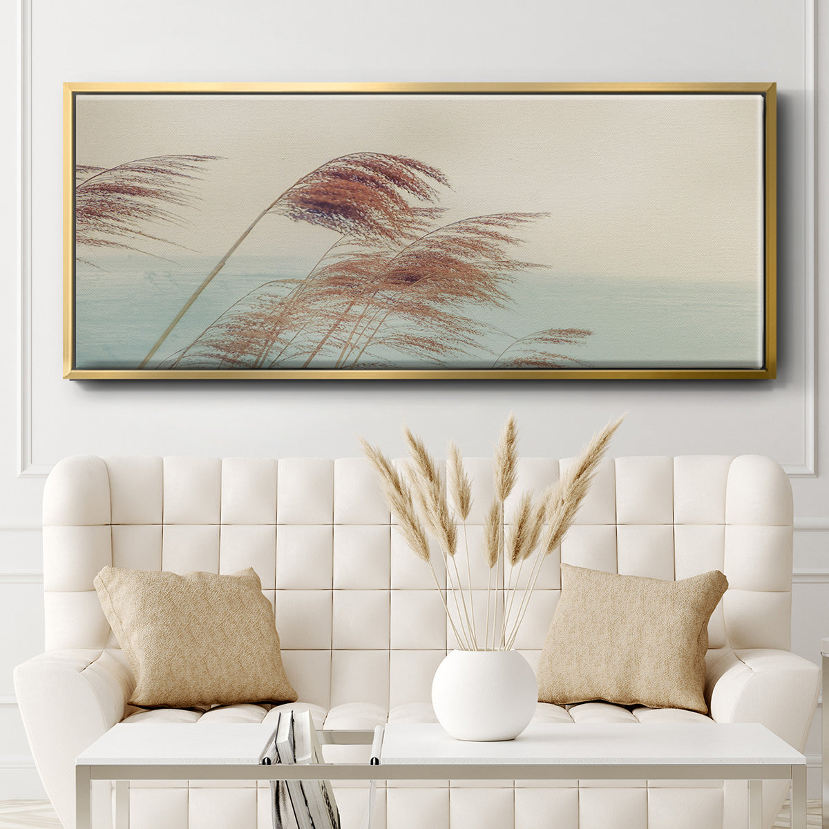 Windy I - Floater Framed Canvas Print