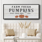 Farm Fresh Pumpkins - Floater Framed Canvas Print