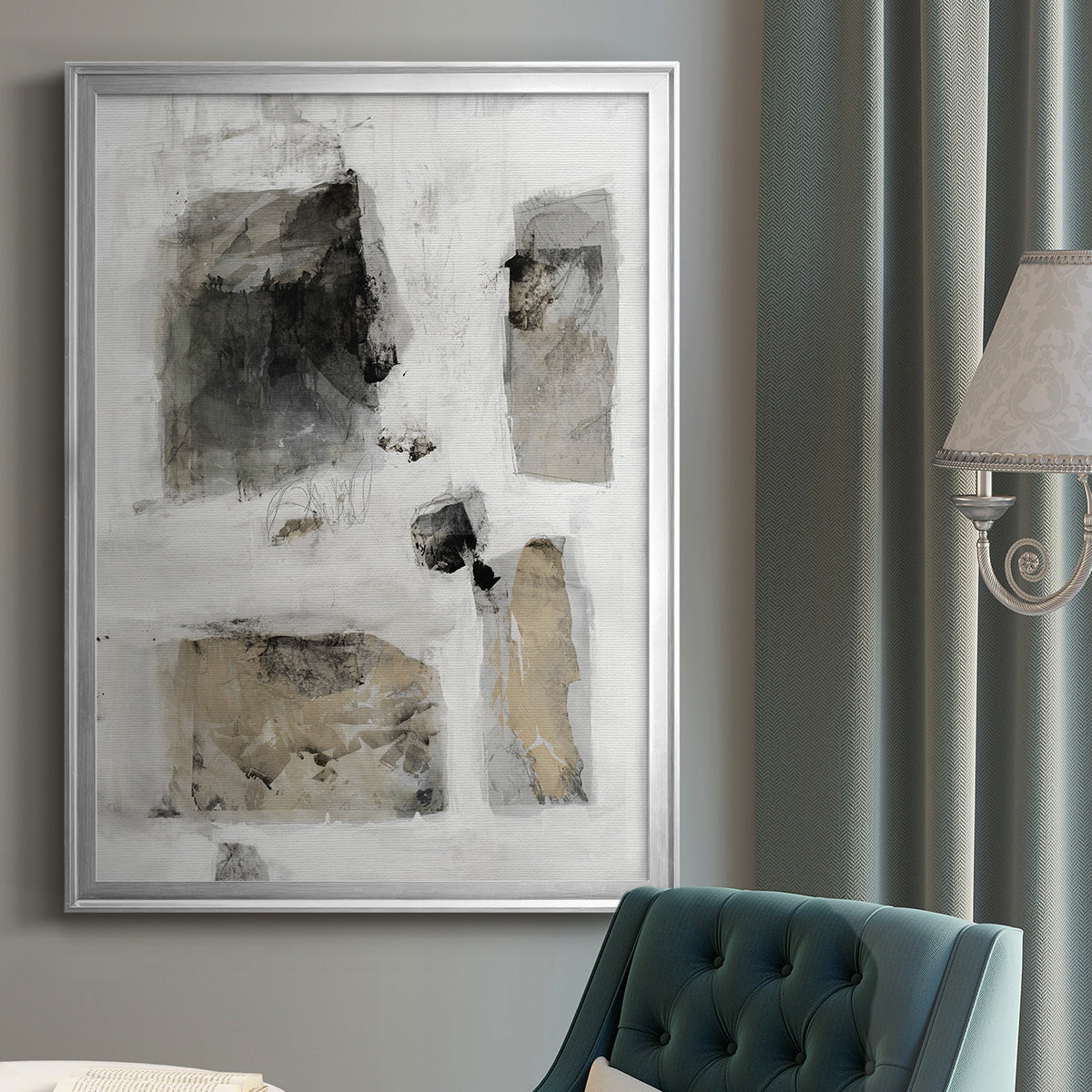 A Simple Love I - Modern Framed Canvas Print