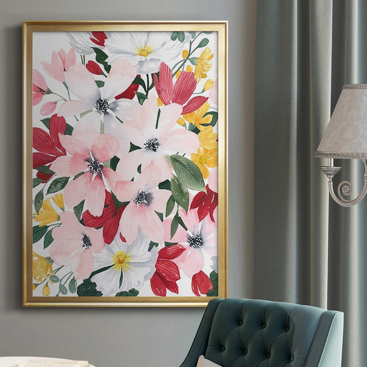 Spring Bliss I - Modern Framed Canvas Print