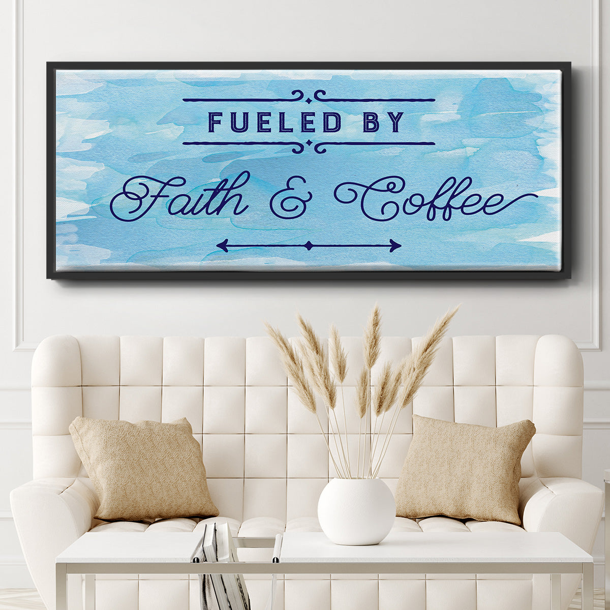 Fueled By - Floater Framed Canvas Print