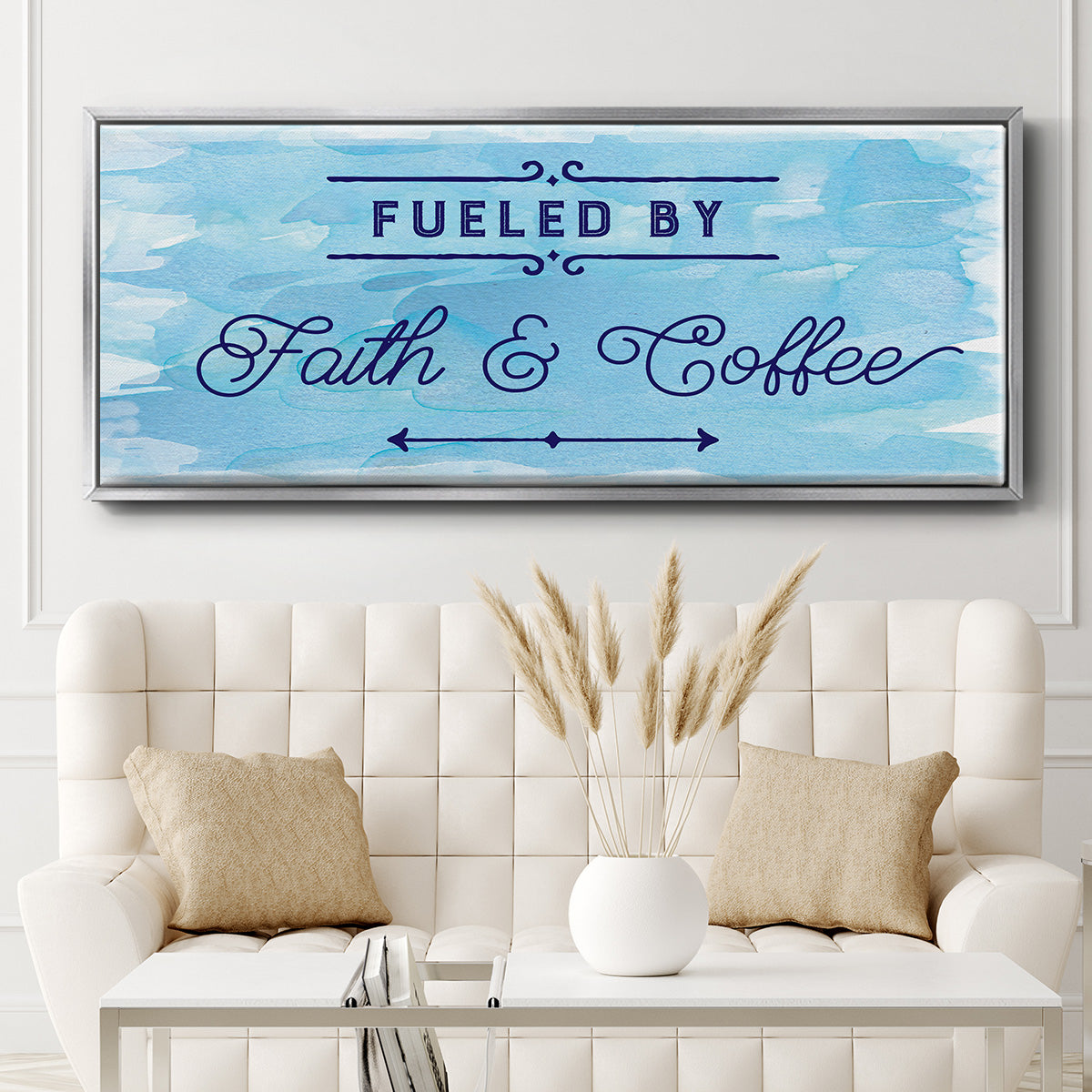 Fueled By - Floater Framed Canvas Print