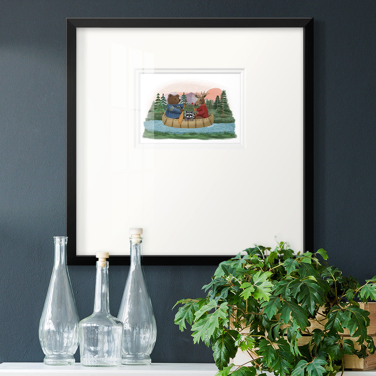 River Trip Premium Framed Print Double Matboard