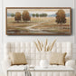 Linen Landscape I - Floater Framed Canvas Print