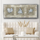 Burlap Music Ornaments - Floater Framed Canvas Print