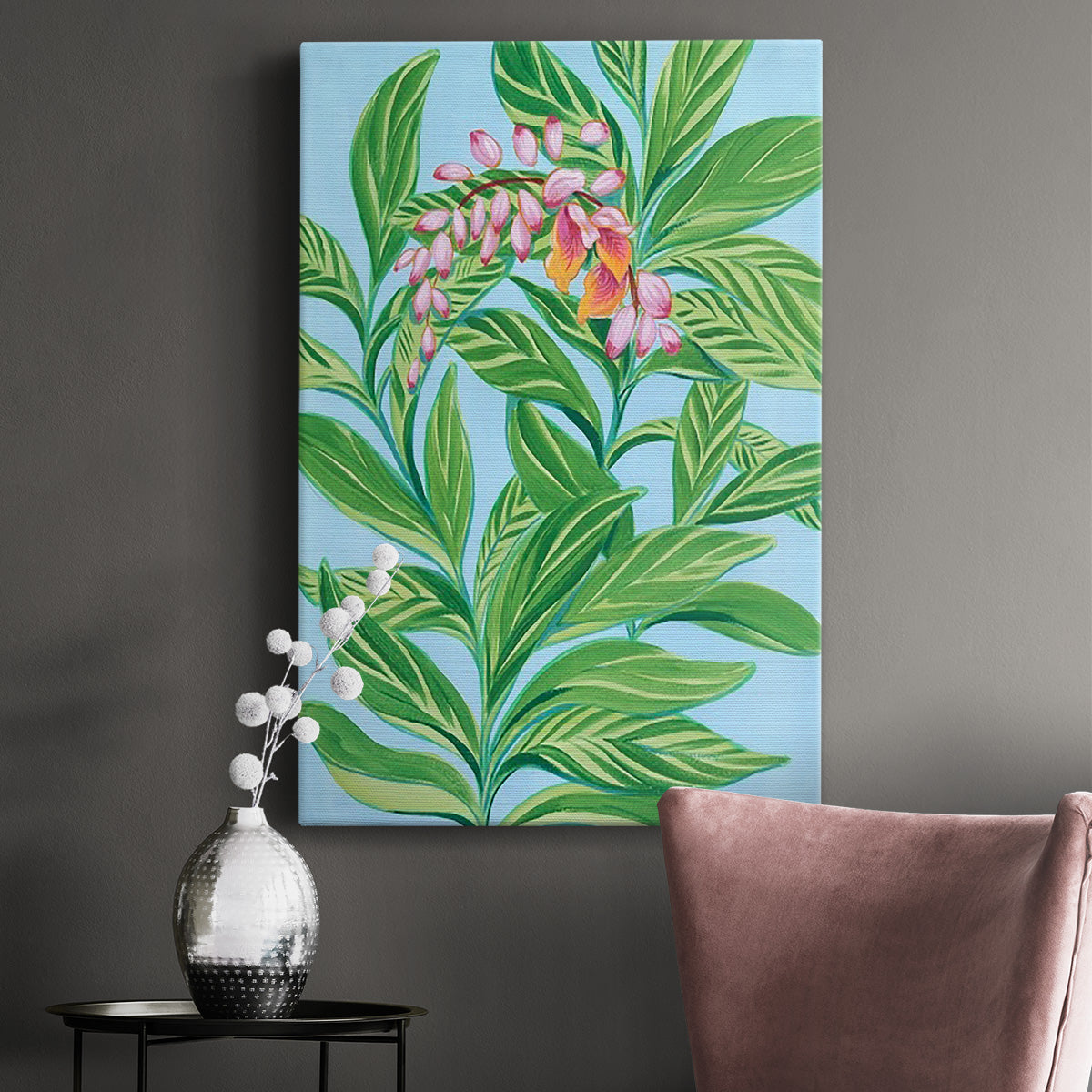 Tropical Shell Ginger I Premium Gallery Wrapped Canvas - Ready to Hang