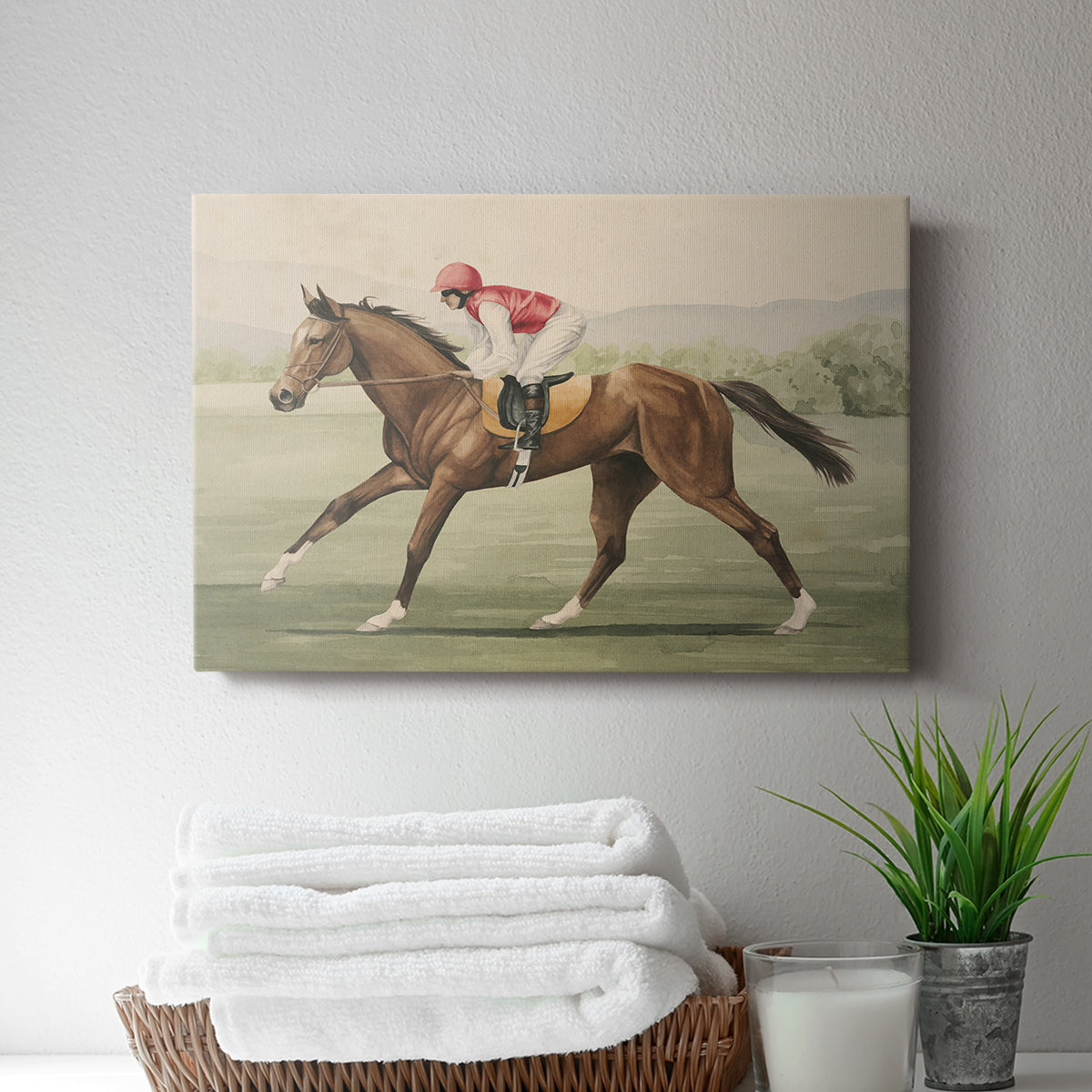 Vintage Equestrian I - Canvas Art Print