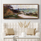 The Road at Vétheuil, 1878 - Floater Framed Canvas Print