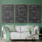 Morning Routine I - Floater Framed Canvas Set