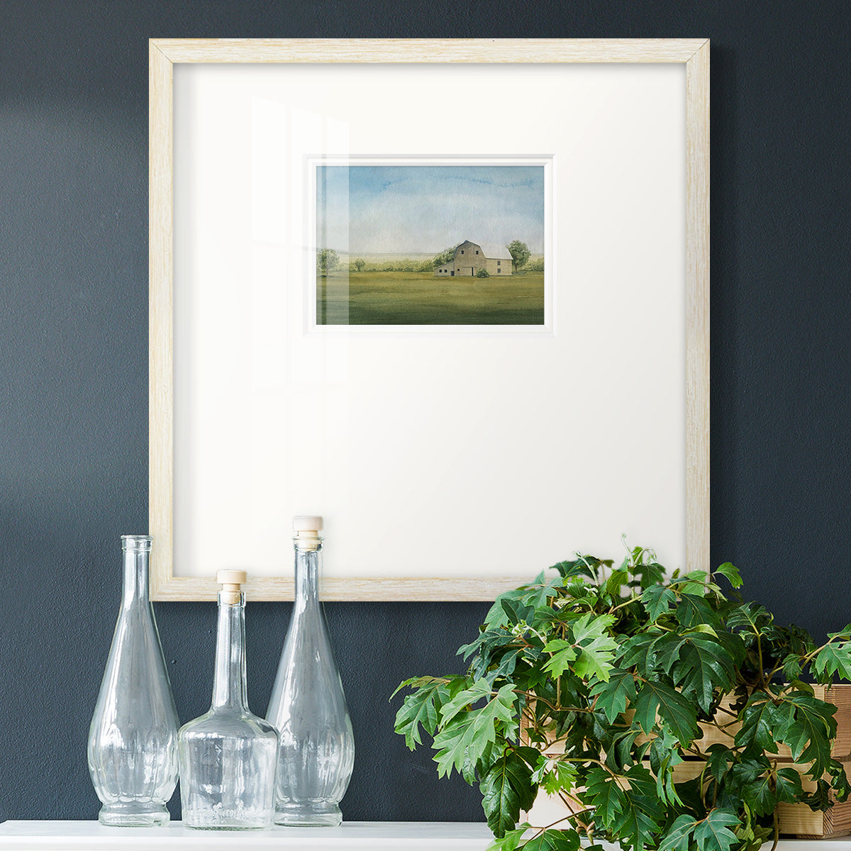 Grove Farm I Premium Framed Print Double Matboard