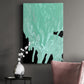 Teal Cascade I Premium Gallery Wrapped Canvas - Ready to Hang