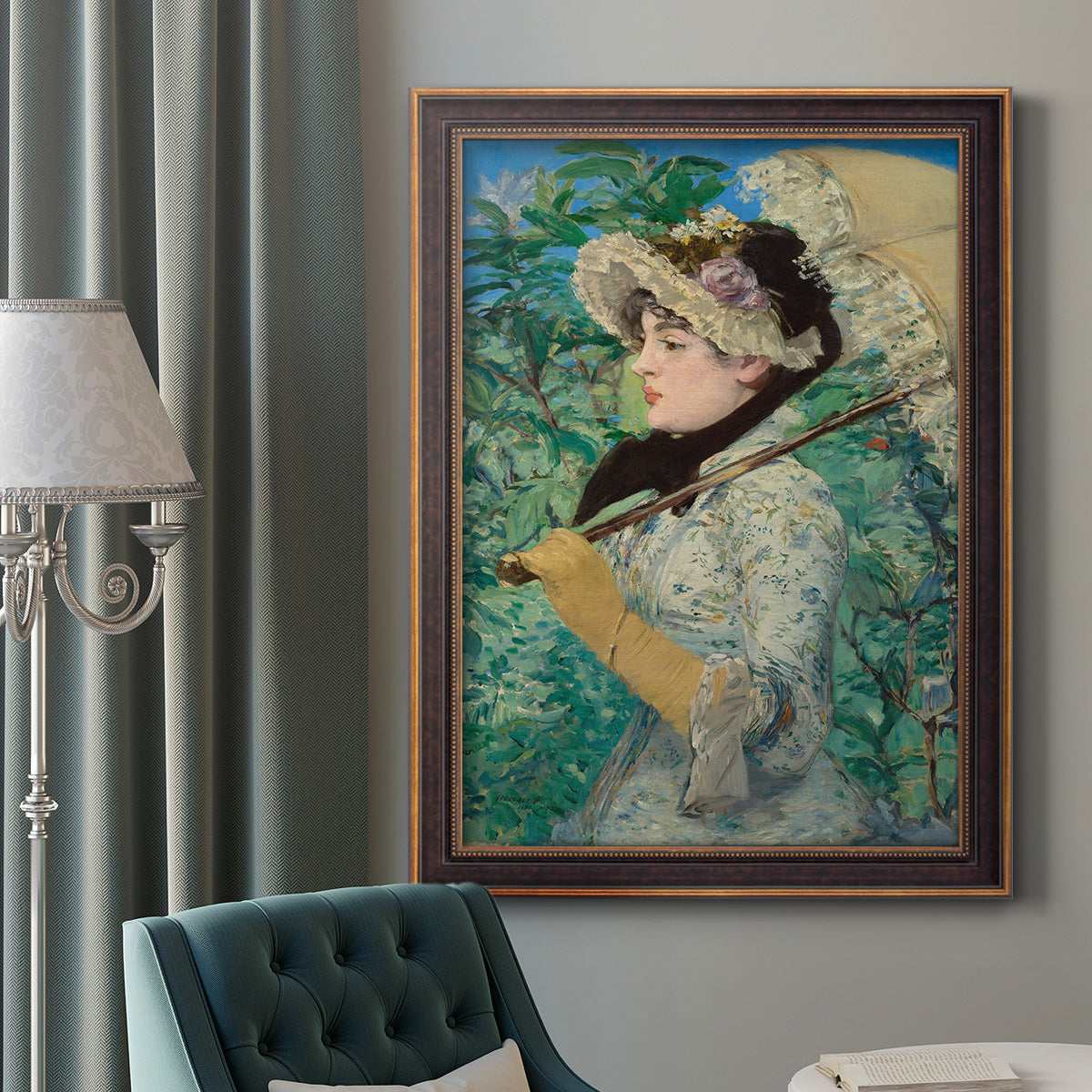 Spring - Ornate Framed Canvas Print