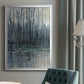 Morning Drizzle I - Modern Framed Canvas Print