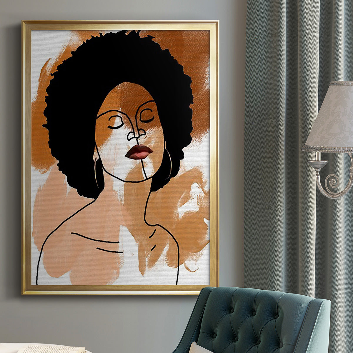 Phenomal Women I - Modern Framed Canvas Print