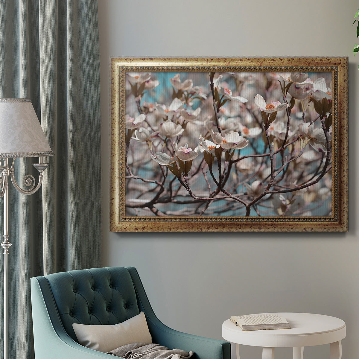 Dogwood Spring I Premium Framed Canvas- Ready to Hang