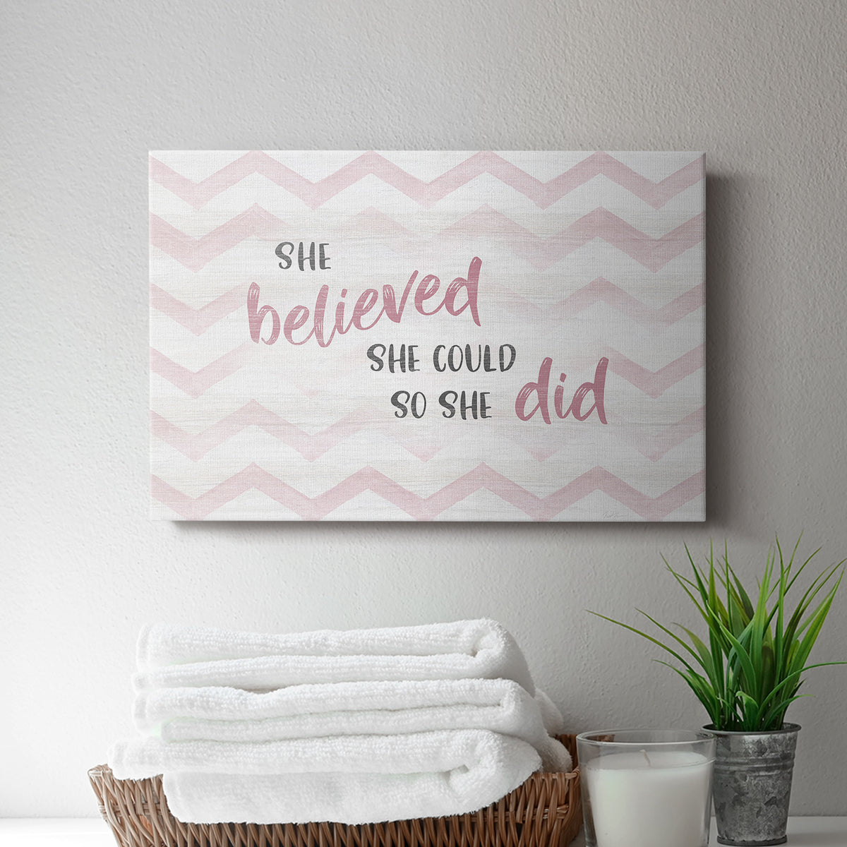 Believed She Could - Canvas Art Print