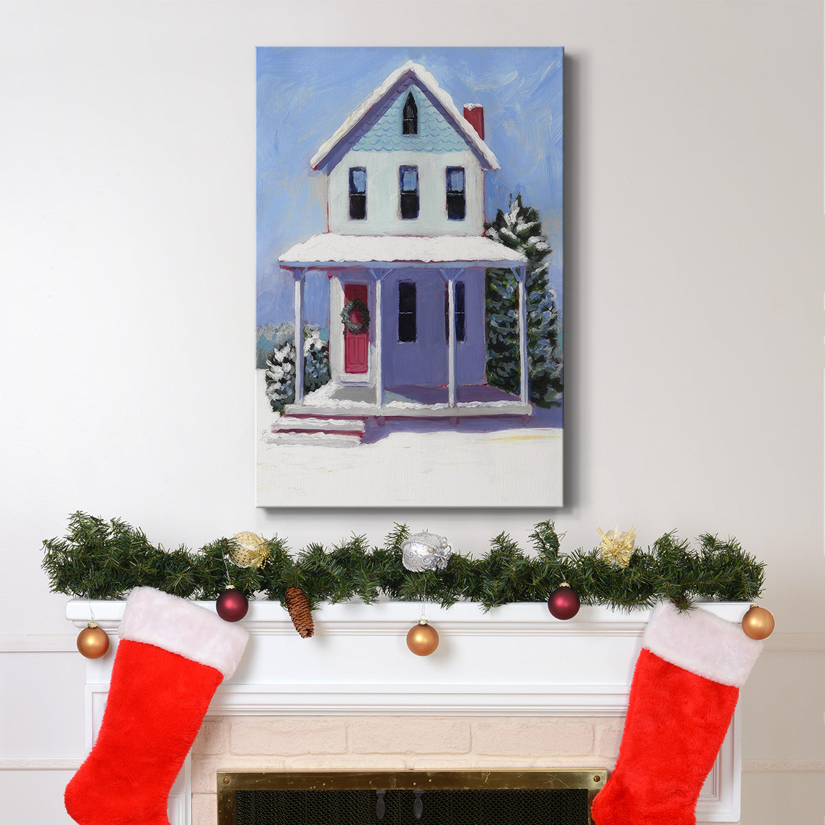 Victorian Home I - Gallery Wrapped Canvas