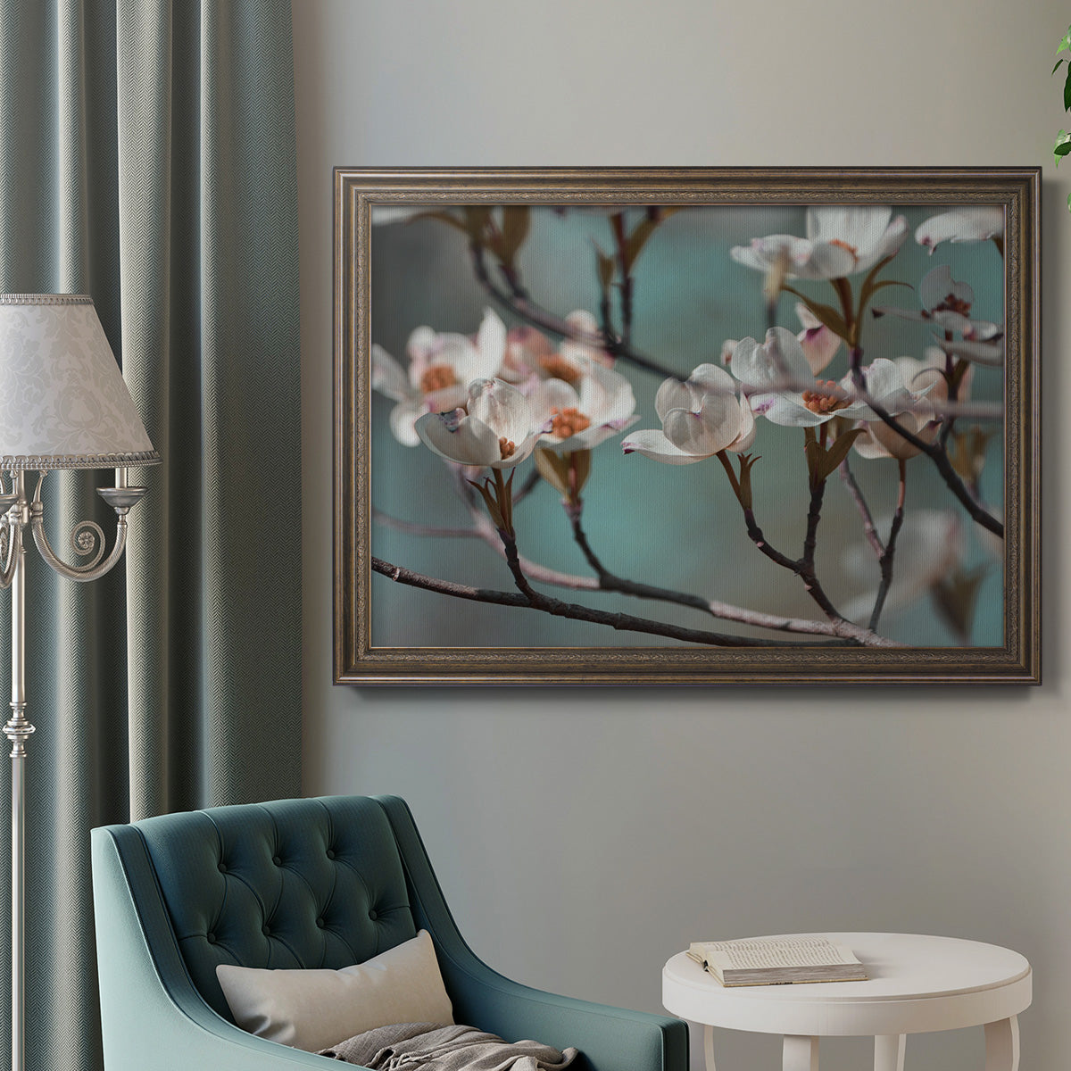 Dogwood Spring IV Premium Framed Canvas- Ready to Hang