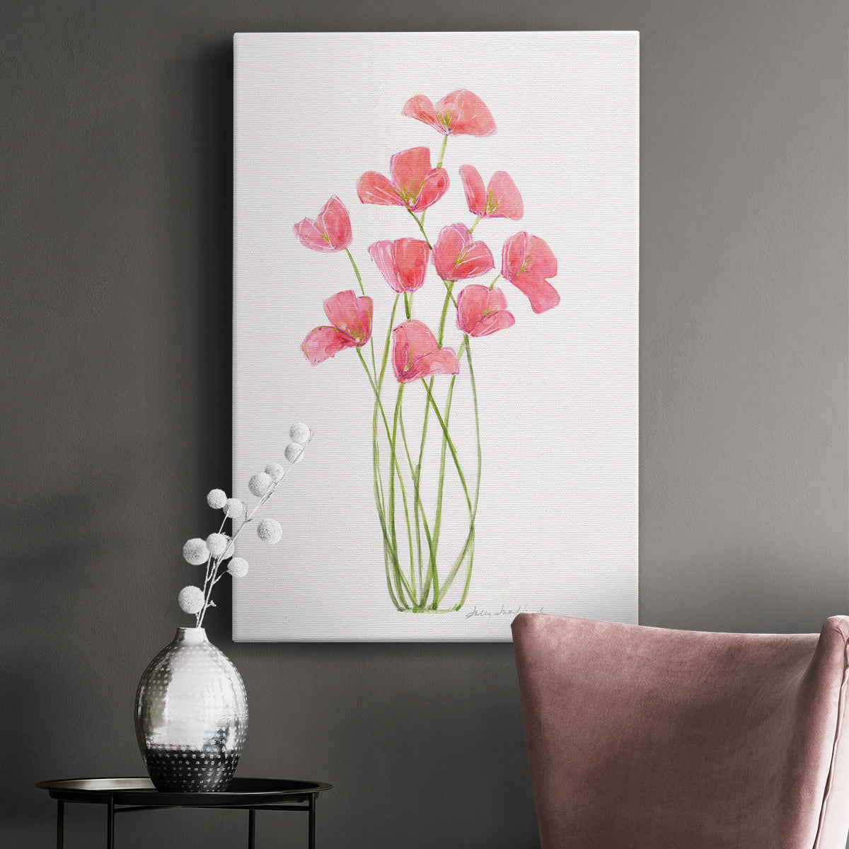 Intertwined Bouquet I Premium Gallery Wrapped Canvas - Ready to Hang