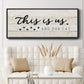 Us and Our Cat - Floater Framed Canvas Print