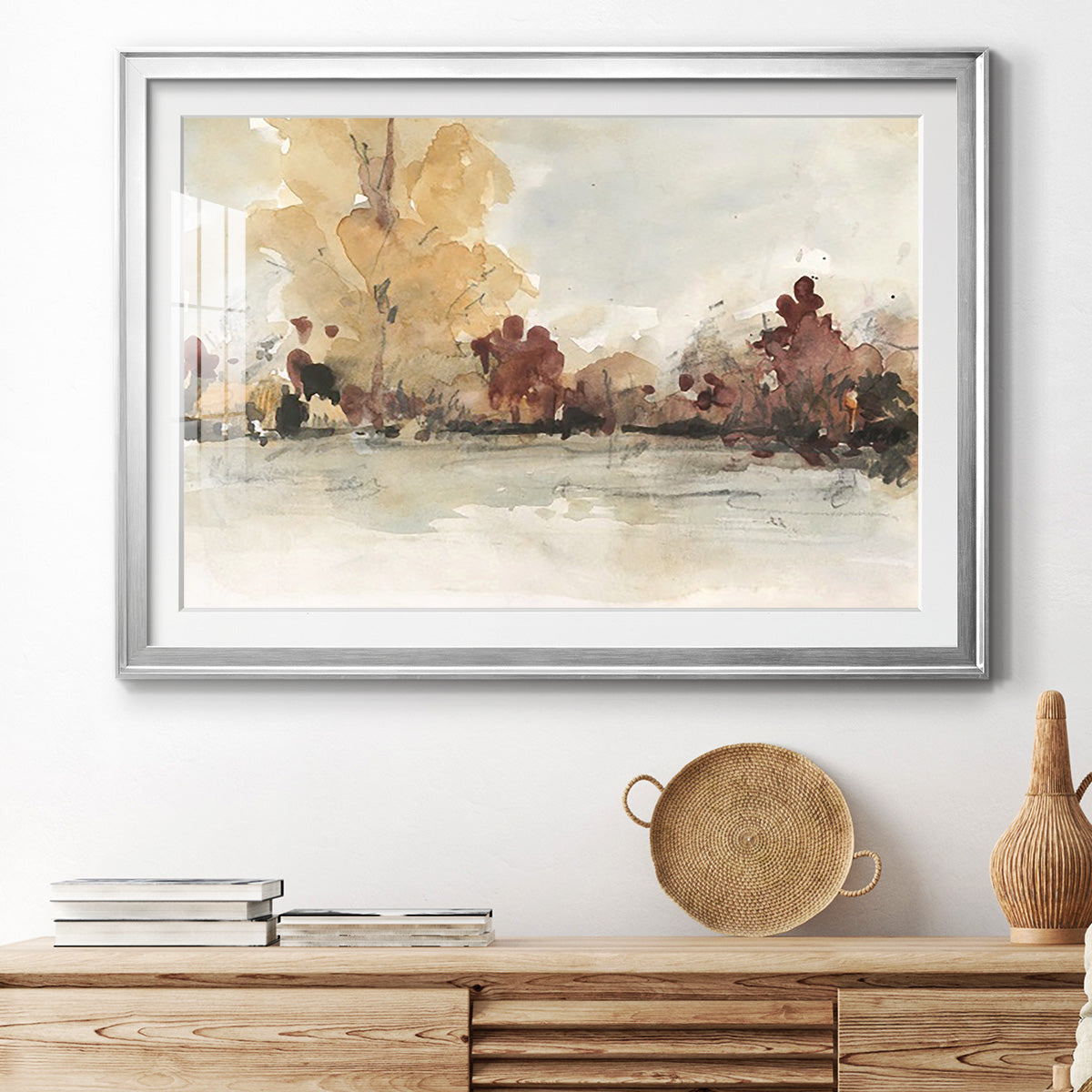 The Autumn View I Premium Framed Print - Ready to Hang