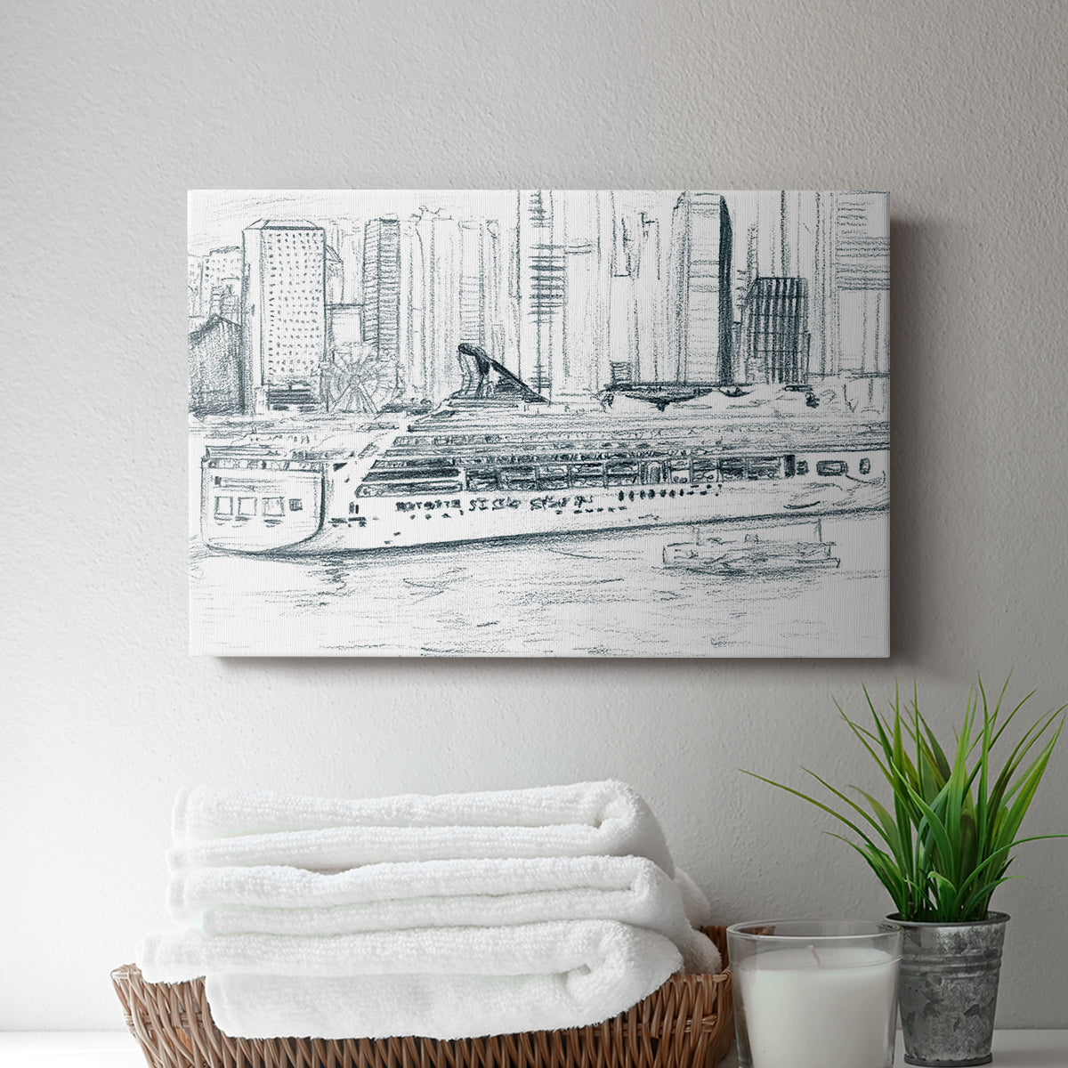 Ferryboats II - Canvas Art Print