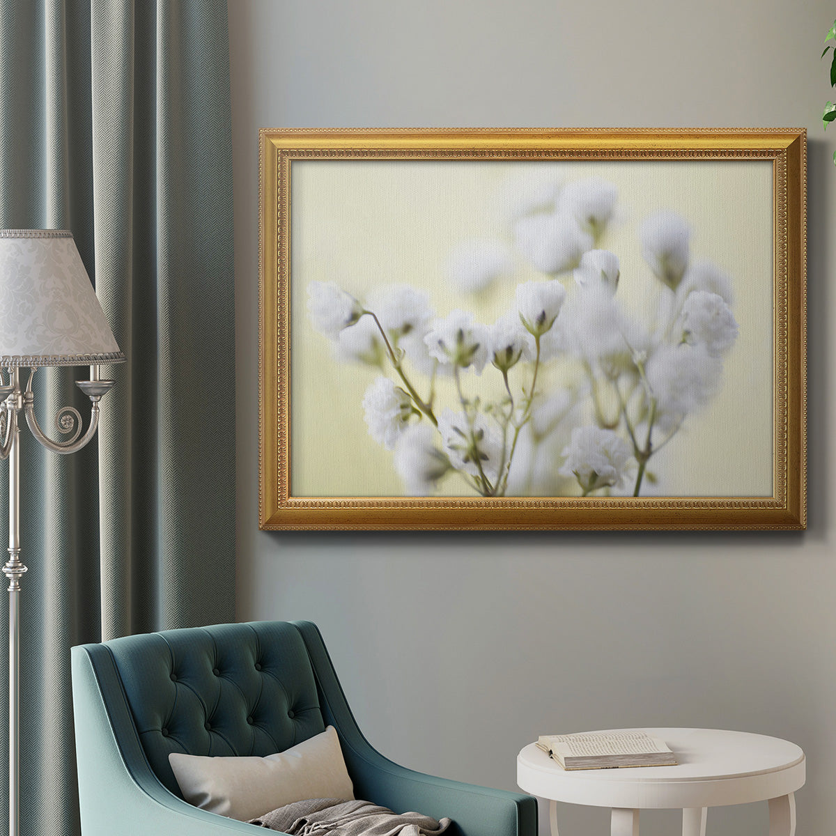 Baby's Breath Study IV Premium Framed Canvas- Ready to Hang