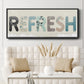 Orange Orchid - Floater Framed Canvas Print