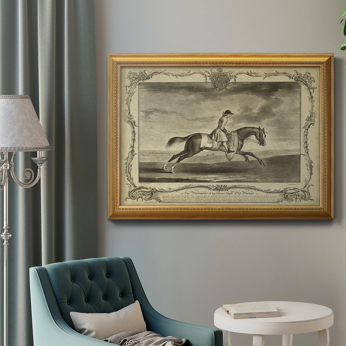 Distinguished Horses I Premium Framed Canvas- Ready to Hang